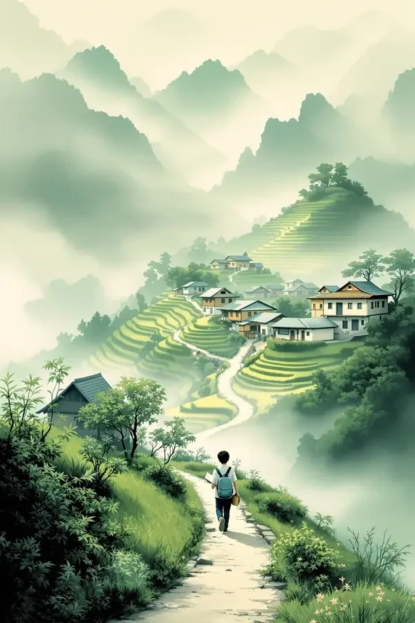 山间来信 - AI电影网 AI电影网《山间来信》治愈短剧封面